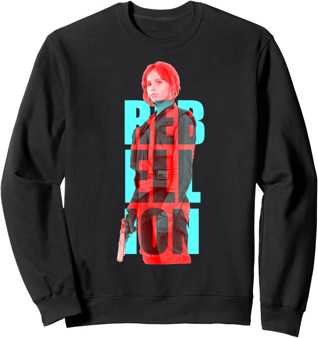 Star Wars Rogue One Jyn Rebellion Font Sweatshirt
