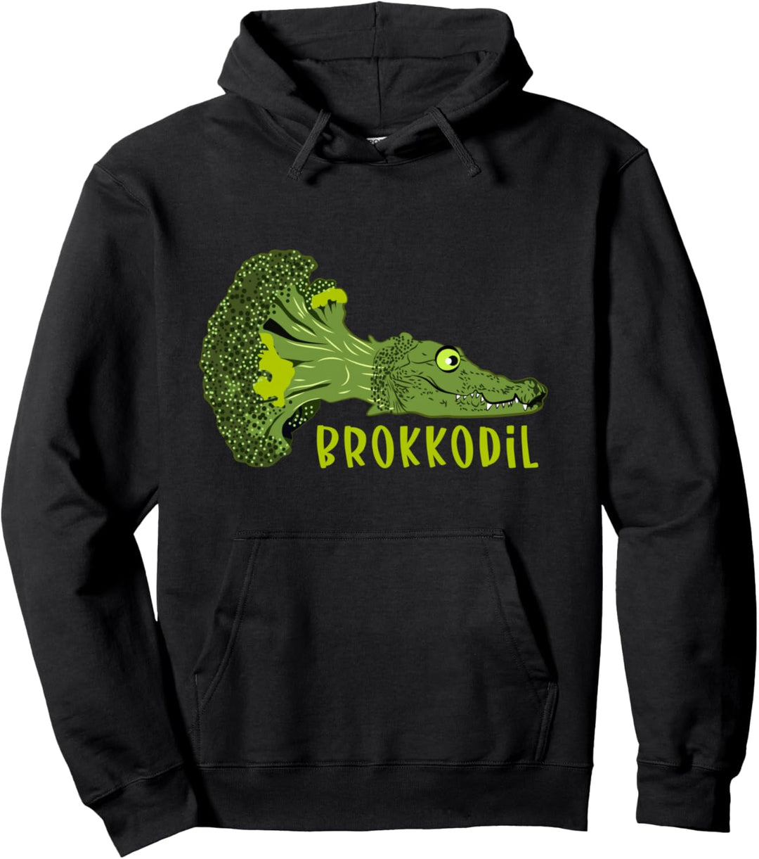 Brokkodil Krokodil Alligator Sarkasmus Brokkoli Love Gemüse Pullover Hoodie