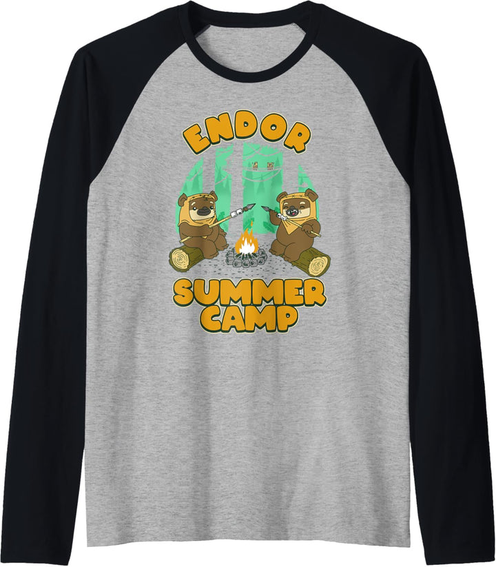 Star Wars Endor Summer Camp Circle Portrait Raglan