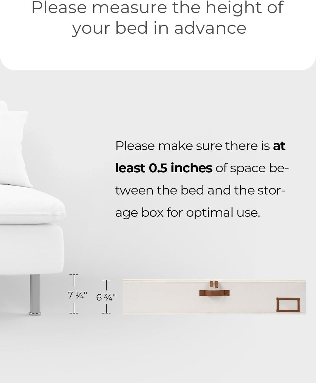 StorageWorks Unterbett Aufbewahrungsbox, extra Grosse Unterbettkommode mit Deckel, Stoff Unterbettbo