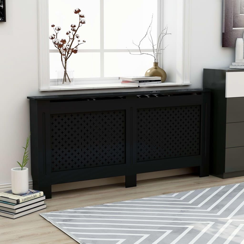 puraday Wohnzimmer Heizkörperabdeckung 172x19x81.5 cm MDF Heizkörper Verkleidung Abdeckung Dekorativ