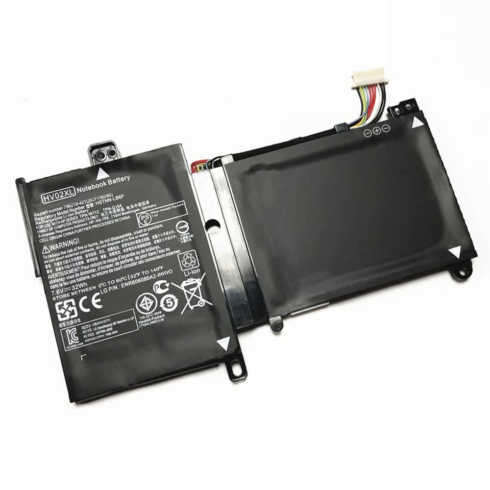 XITAIAN 7.6V 32Wh HV02XL Ersatz Laptop Akku für HP HSTNN-LB6P TPN-Q164 TPN-W112 796219-421 Tablet