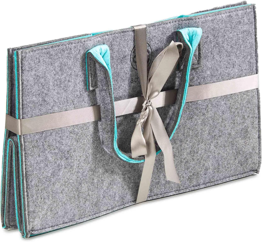 achilles Filzkorb - stylische Filz-Tasche - praktische Einkaufs-Tasche aus Filz - Transport-Box mit