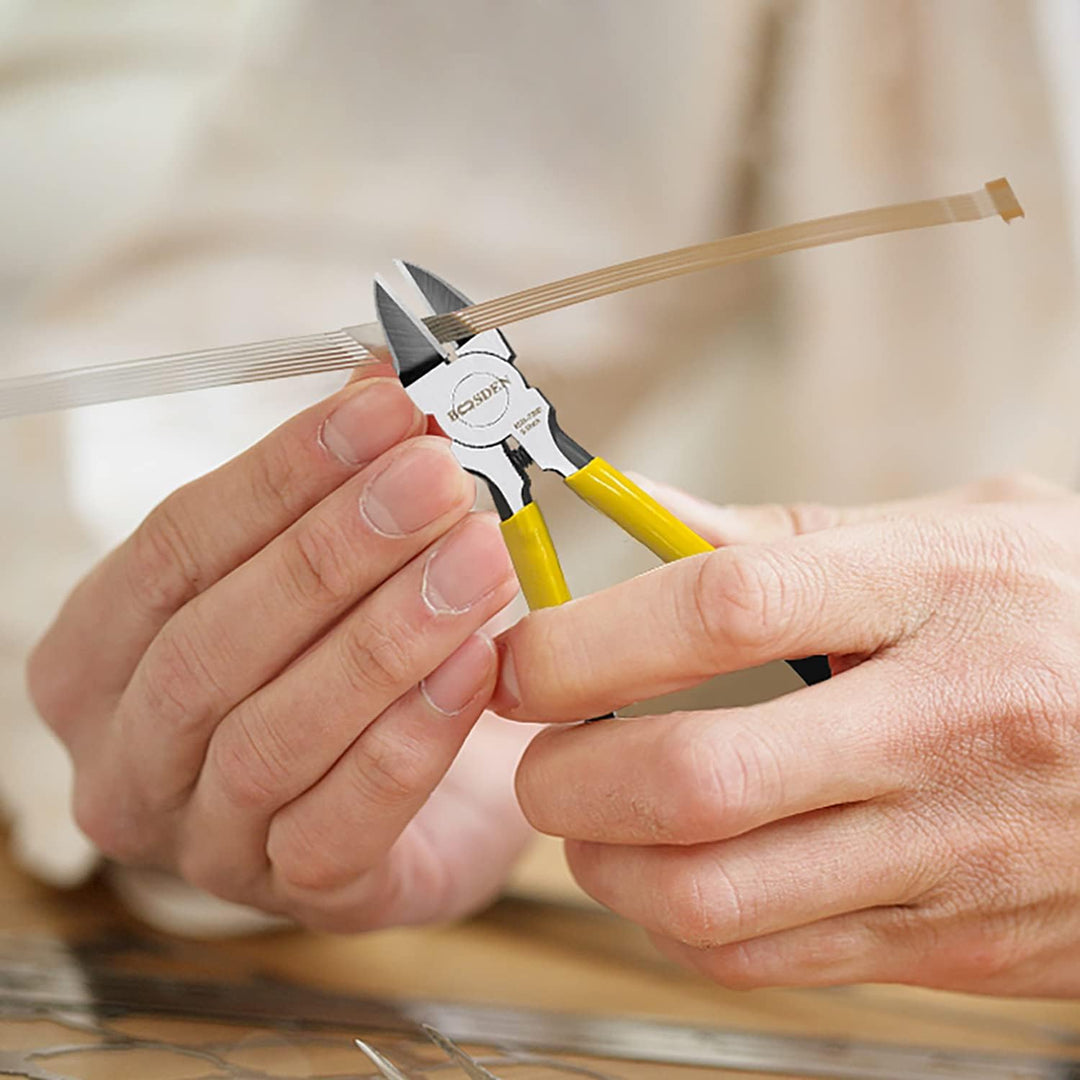 BOOSDEN Seitenschneider 10 Stück, 165mm, Schneidzange, Drahtschneider,Kunststoffschneider, Seitensch