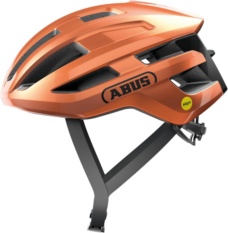 ABUS Rennradhelm PowerDome MIPS - leichter Fahrradhelm mit cleverem Belüftungssystem und Aufprallsch