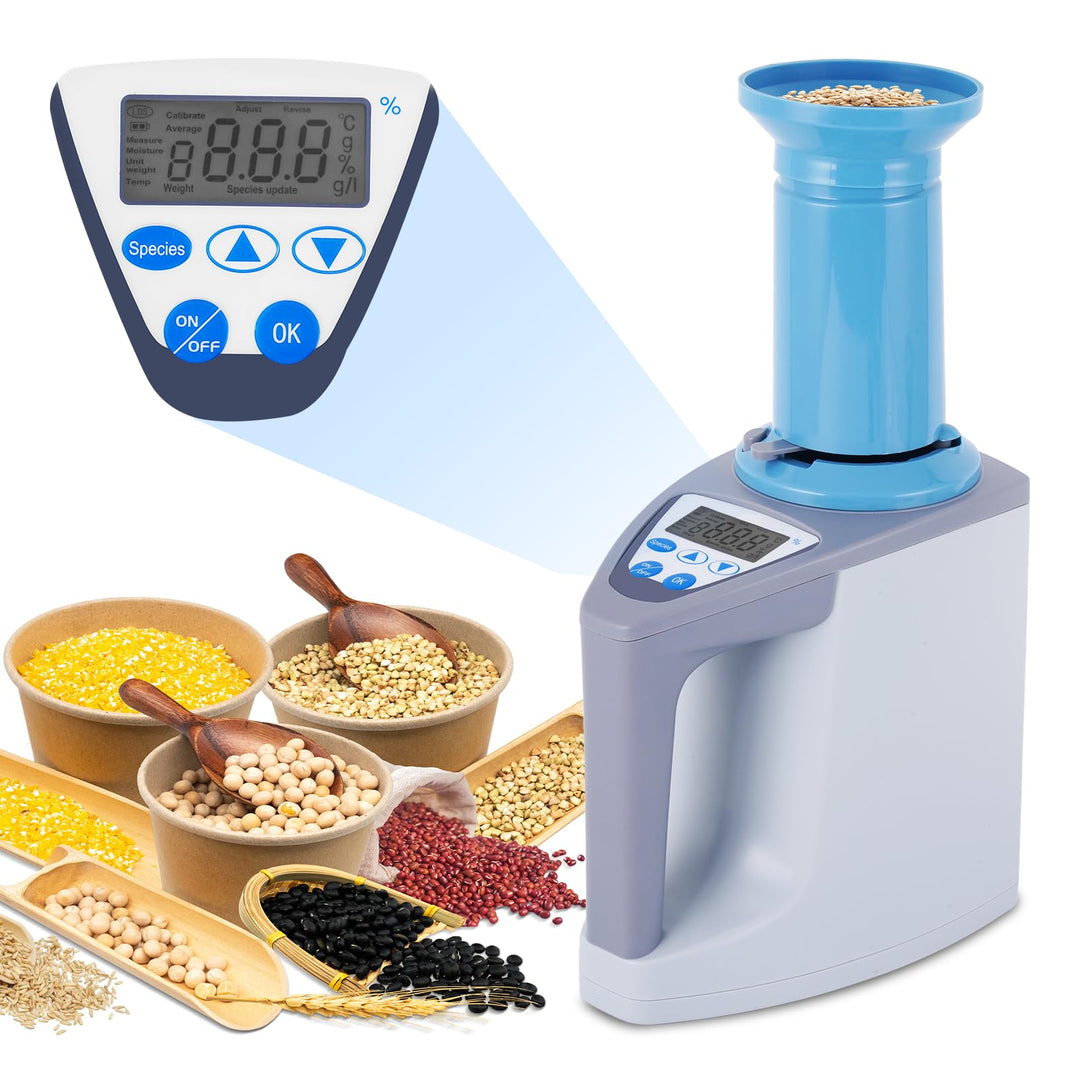 YJINGRUI LDS-1G Digitaler Getreide-Samen-Feuchtigkeitsmessgerät mit Mikrocomputer-Kontrolle, Feuchti