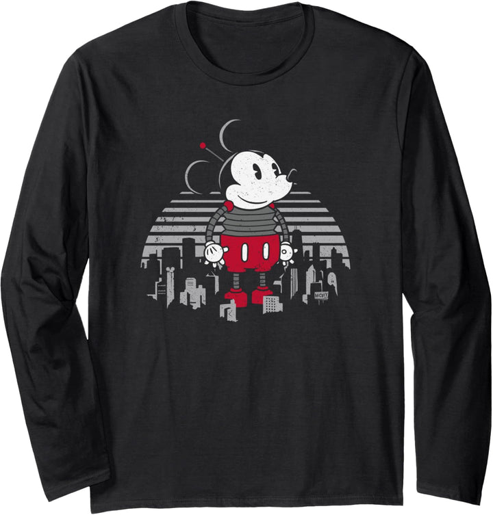 Disney Robot Mickey Mouse Langarmshirt
