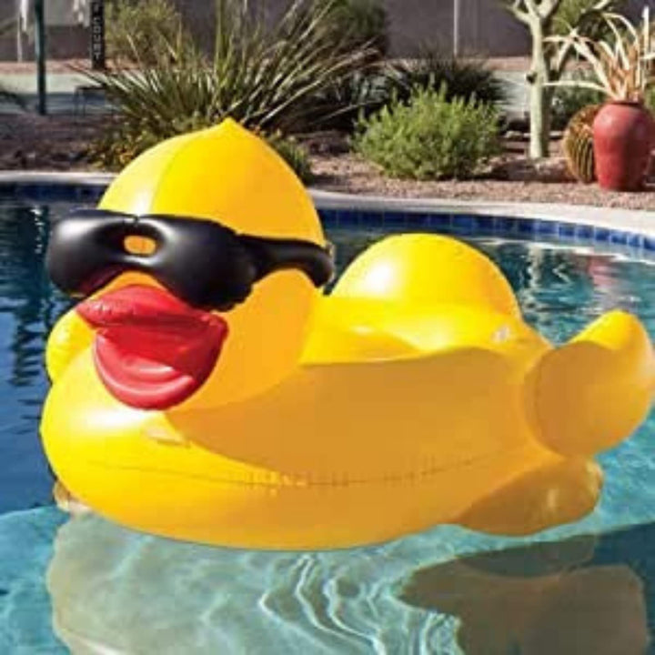 Float Joy Ente Aufblasbare Gross Luftmatratze Pool Erwachsene Pool Spielzeug Schwimmtier für den Poo