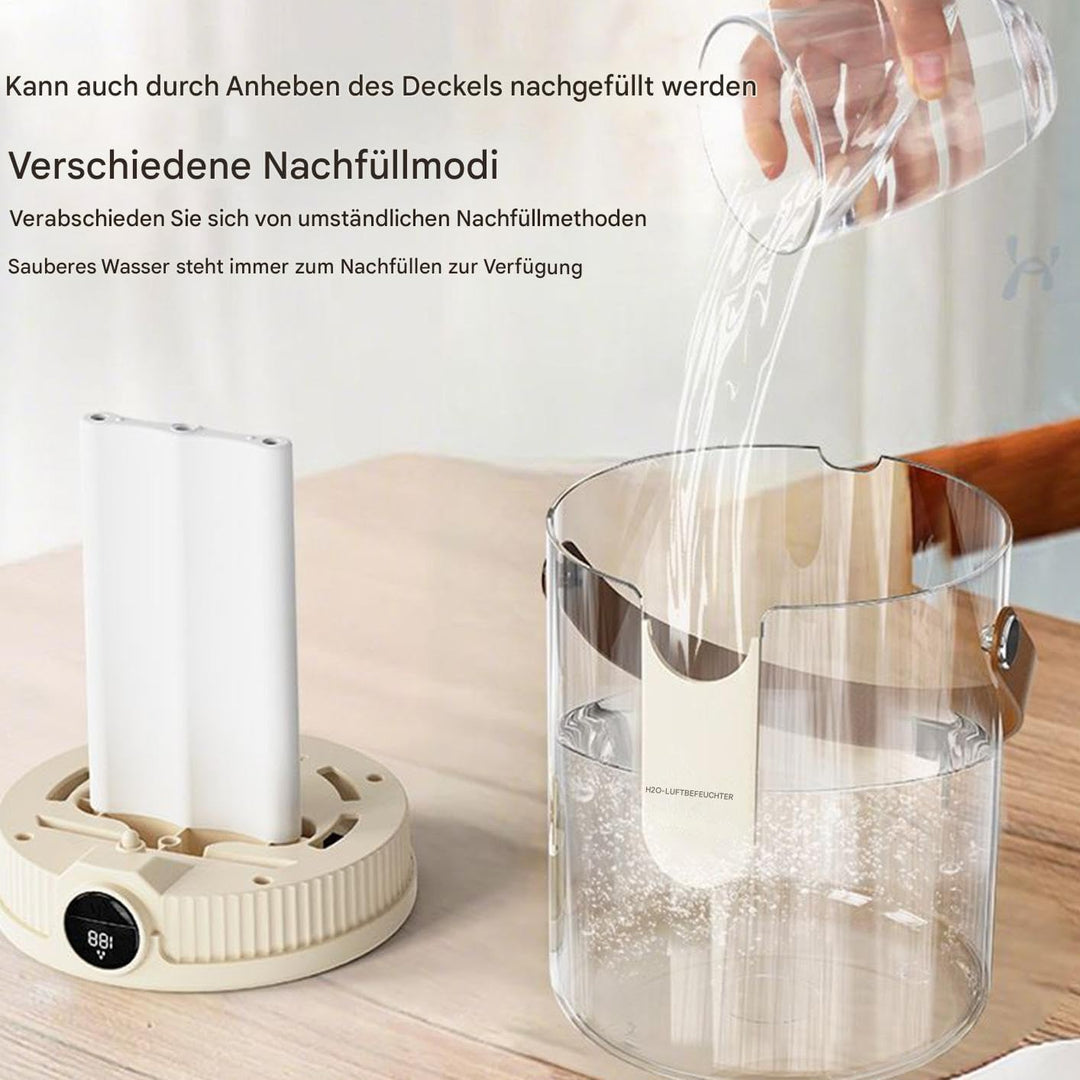 Trave Luftbefeuchter - Kühlnebel Luftbefeuchter für Schlafzimmer | Leiser Kabelloser Diffusor Mit 1.