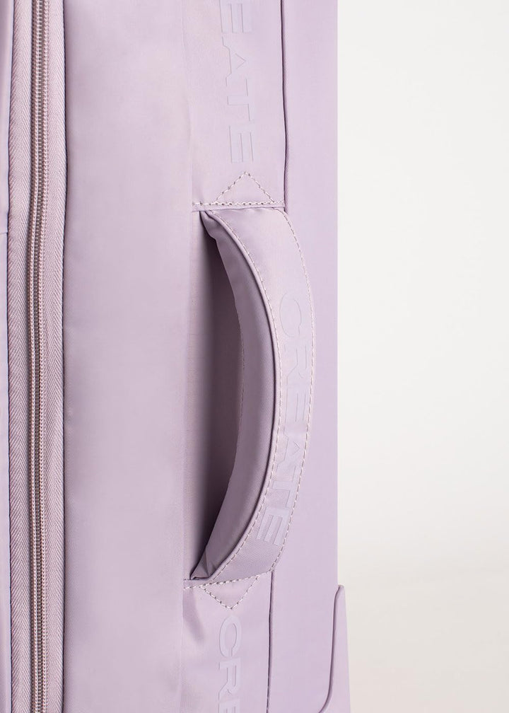CREATE / Luggage Studio Soft/Polyester Soft Koffer Violett / 47x25.5x65cm / TSA Vorhängeschloss, 4 d