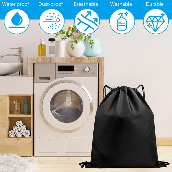 ASelected Extra grosse Aufbewahrungstasche, 120 cm x 94 cm, grosse Wäschesäcke, Reisekleidung, Korde