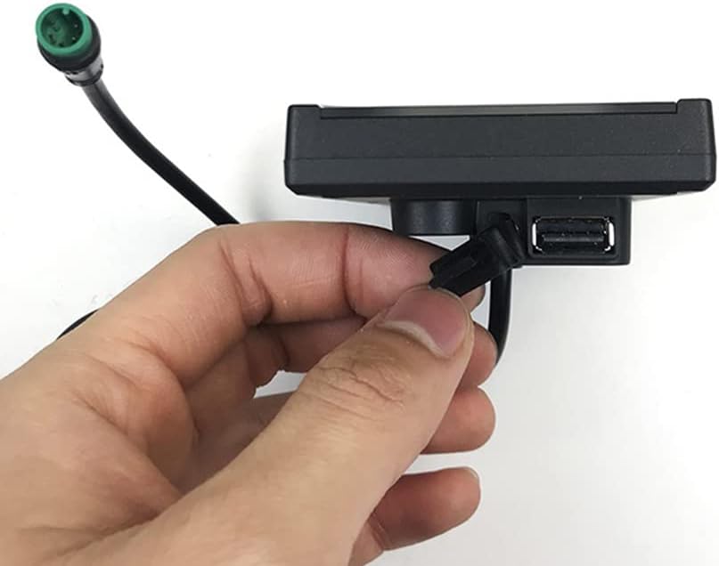 SPORTARC Elektrischer Geschwindigkeitsmesser E-Bike KT-LCD3U LCD Display Meter mit USB Buchse 24/36/
