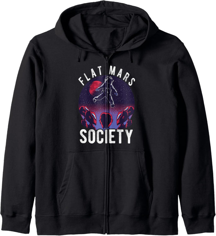 Flat Mars Society Gift Kapuzenjacke