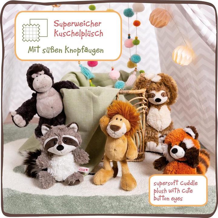 NICI 48390 Kuscheltier 25 cm Plüschtier für Mädchen, Jungen & Babys – Flauschiger Stofftier Löwe zum