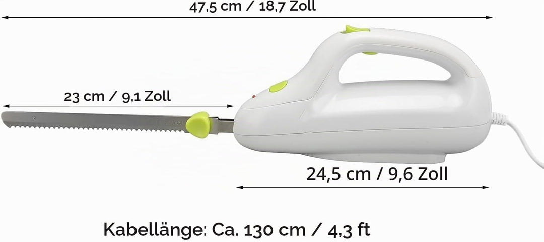 Gezahntes Elektrisches Schneidemesser, Tragbarer Elektrischer Steakschneider, Brotschneidemesser, Tr