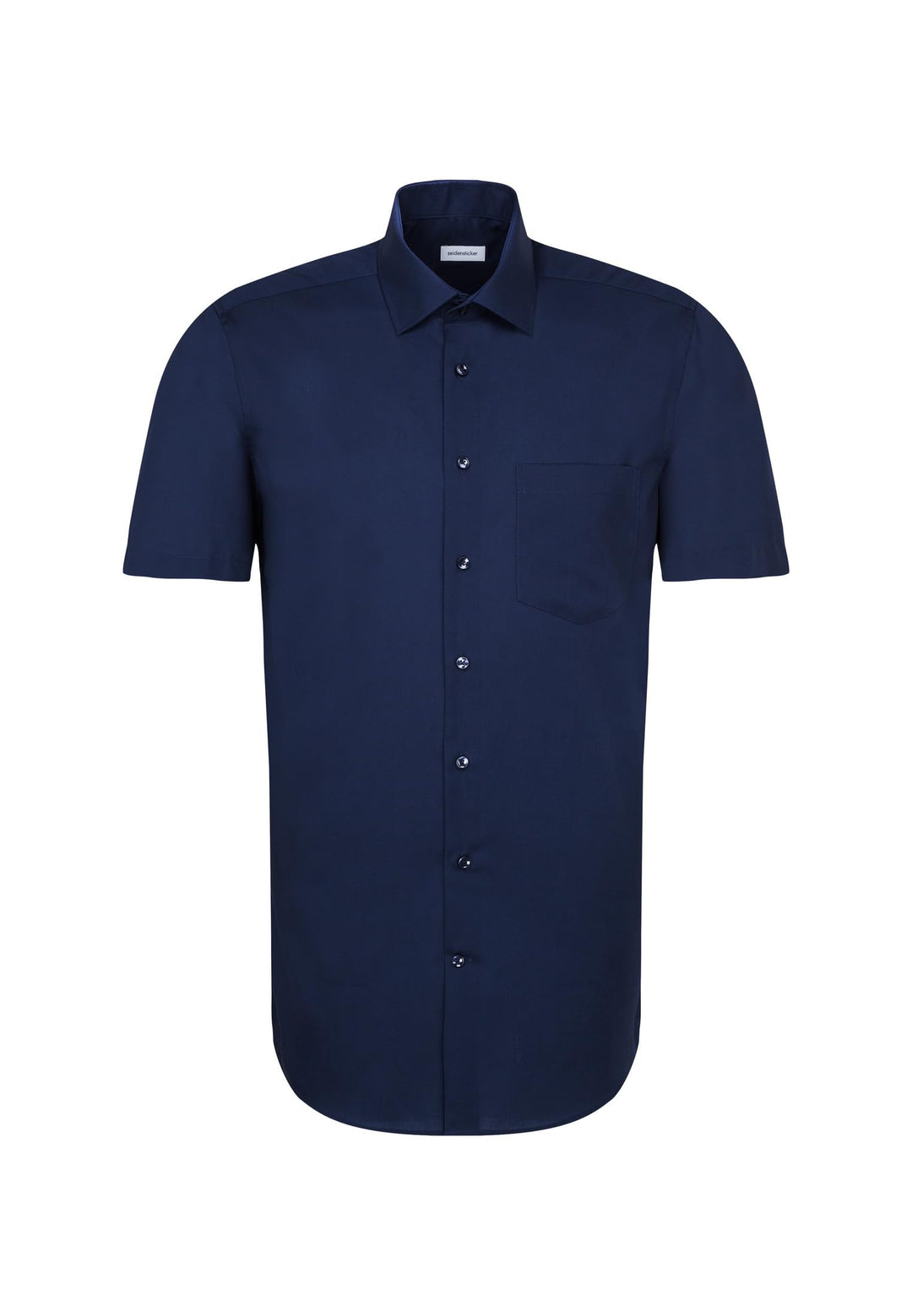 Seidensticker Herren Men Regular Shortsleeve Businesshemd 38 Dunkelblau(001001), 38 Dunkelblau(00100