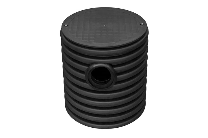 Wellrohr DN425/0,5m 2xDN110 KG Rohr Sickerschacht Drainagerohr Kontrollschacht Sickertunnel Zisterne