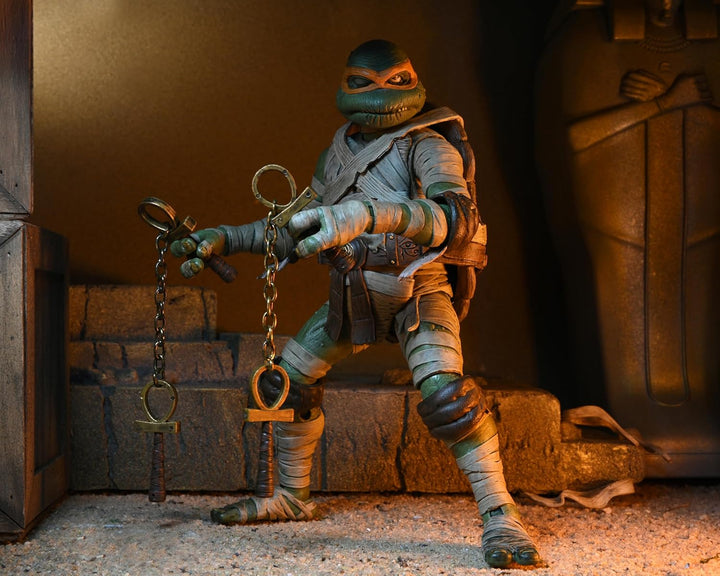 NECA Teenage Mutant Ninja Turtles Michelangelo The Mummy Universal Monsters. Material: Kunststoff, H