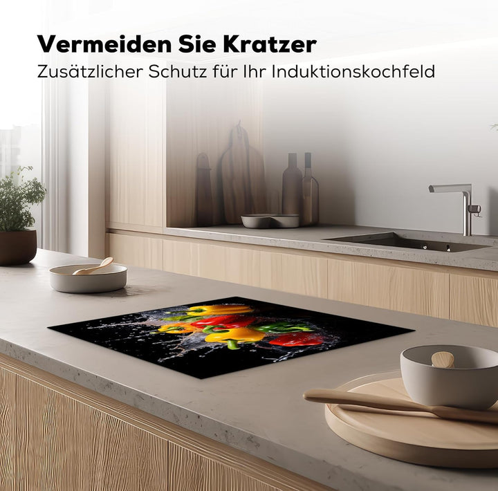 Herdabdeckplatte Einteilig Herdabdeckung Abdeckplatte für Ceranfeld Abdeckung Induktionskochfeld Auf