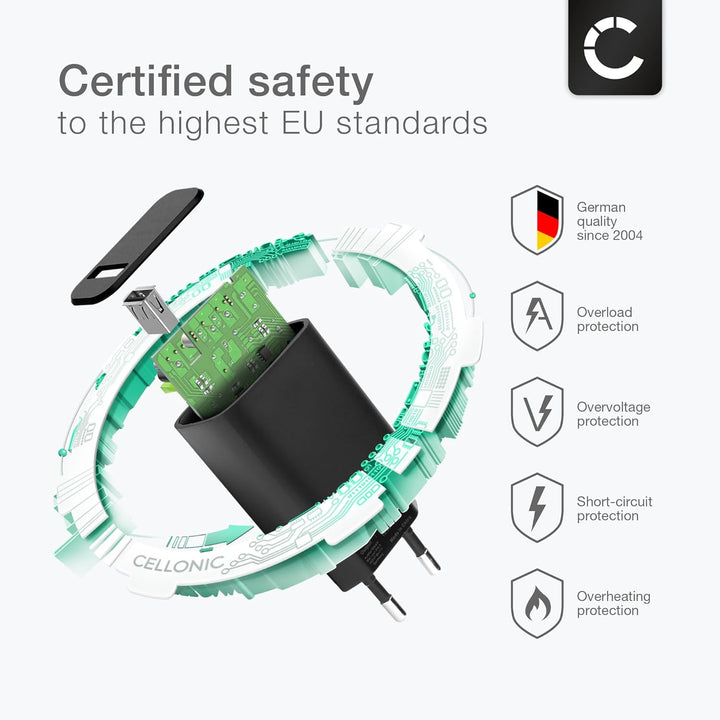 subtel USB C Type C Ladegerät USB Kabel - 2A / 2000mA Ersatz Ladekabel kompatibel mit JBL Charge 4,