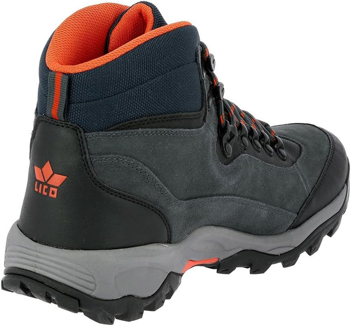 Lico Herren Milan Trekking- &amp; Wanderstiefel, Anthrazit Orange