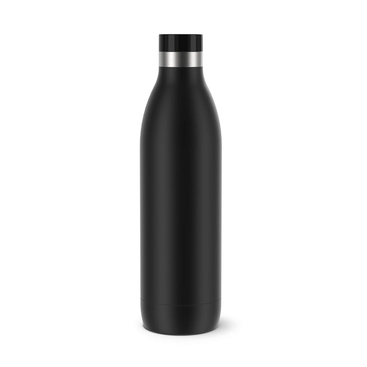 Emsa Bludrop Isolier-Trinkflasche, wiederverwendbar, Edelstahl, nachhaltig, Pulverbeschichtung, 360°
