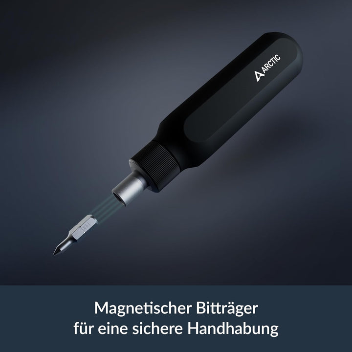 ARCTIC Ratchet Screwdriver Toolkit - Ratschenschraubendreher-Set 27 in 1, Kreuz/Schlitz/Torx/Pozidri