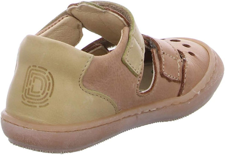 DMLNG Jungen SvenSneaker 20 EU Schmal Chalk Sattel, 20 EU Schmal Chalk Sattel