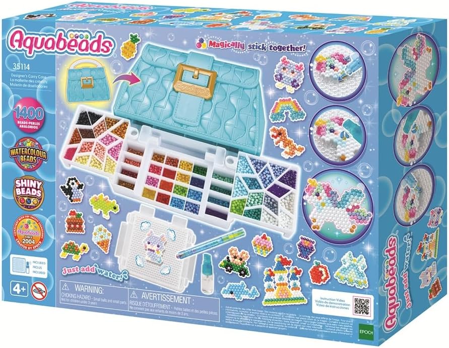 Aquabeads - 35114 Designer Handtasche Bastelset, Wasserperlen Bastelset für Kinder ab 4 Jahren, kind