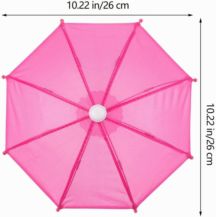 SAFIGLE 5 Mini-Regenschirme Puppenschirme 10.24 Zoll Kleine Sonnenschirme FüR Puppenhaus Dekoration