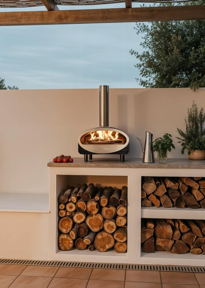 CREATE/PIZZA MAKER ADVANCE/Pellet-Ofen für Steinofenpizzen/Pizzen bis Ø30 cm, schnelles Aufheizen, T
