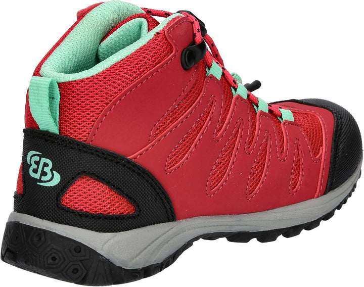 Brütting Mädchen Expedition Kids High Cross-Laufschuh 28 EU Pink Mintgrün Weiss, 28 EU Pink Mintgrün