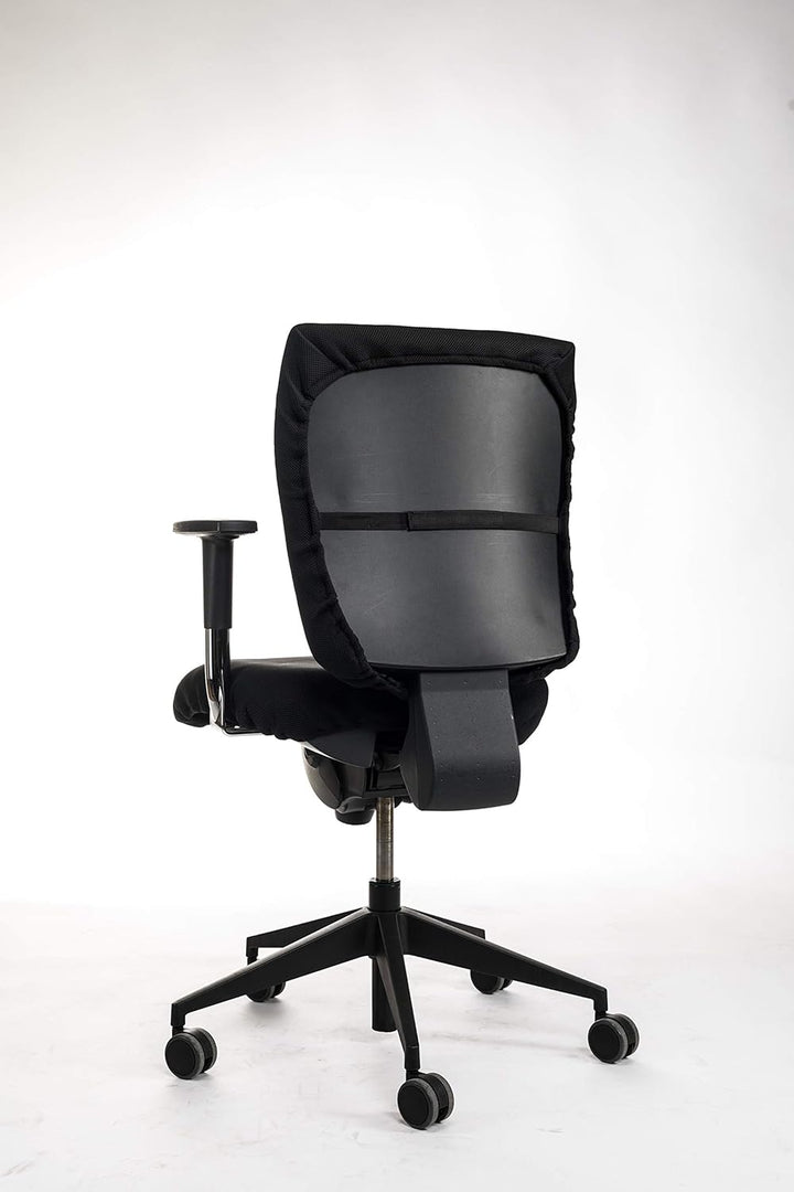 CLEANCHAIR Bürostuhlbezug für die RÜCKENLEHNE (Grösse Standard) Waschbarer Bezug für Ihre Bürostuhlr