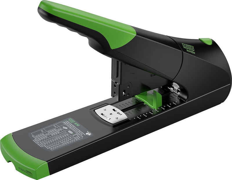 Novus B 50 re+new nachhaltiges Blockheftgerät (Heftleistung 140 Blatt, variable Einlegetiefe bis 75