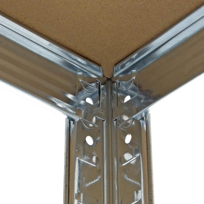 Steckregal Werkstattregal Regal Kellerregal Schwerlastregal Lagerregal (Modell 10 / 200x120x60cm /