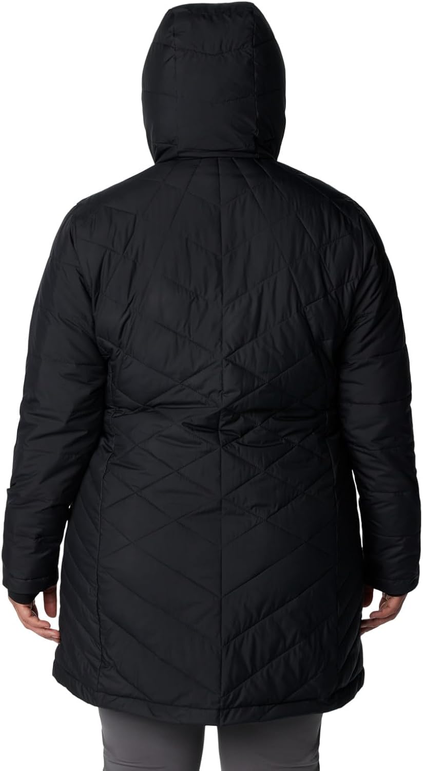 Columbia Damen Heavenly Long Hdd Jacke Heavenly Long Hooded Jacket (1er Pack) XS Schwarz, XS Schwarz