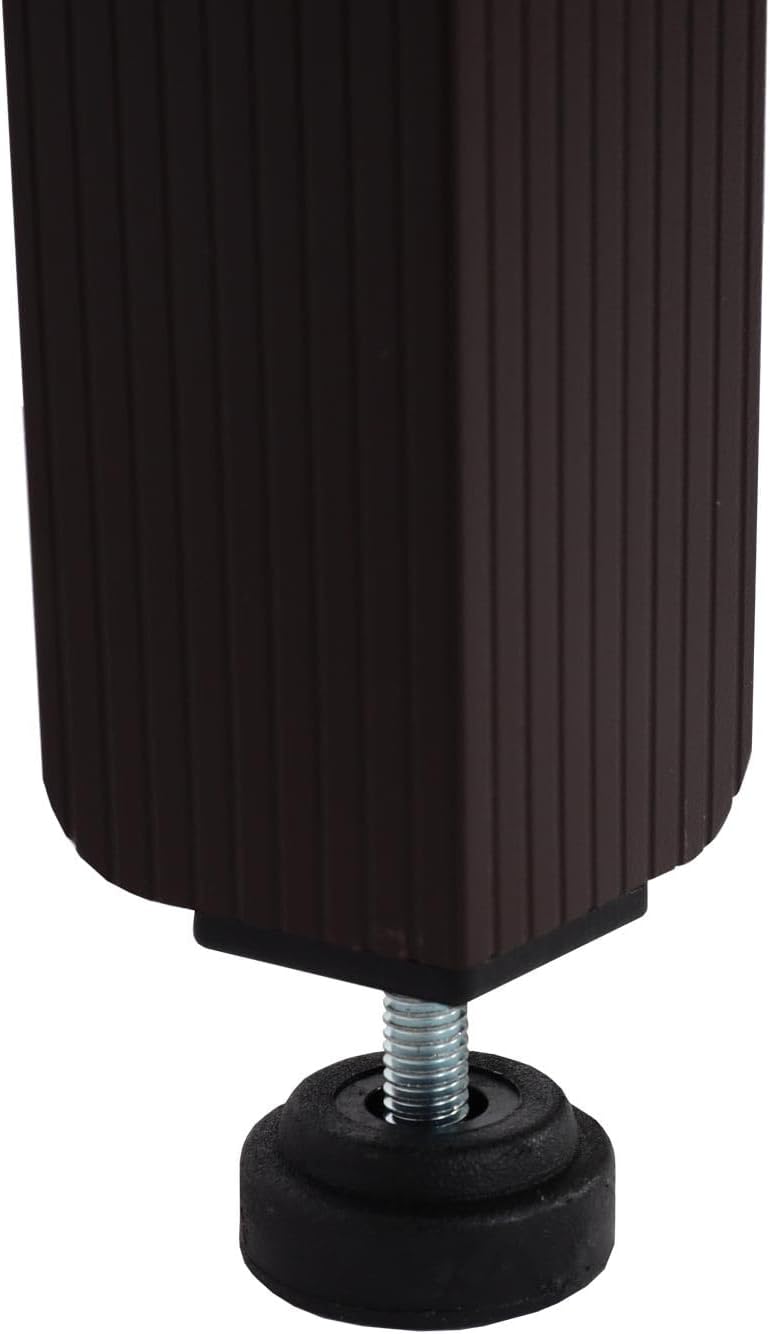 Mendler Alu Verkleidung für Klimaanlage/Wärmepumpe HWC-K59, Abdeckung Schutzgitter Pflanzenregal, Me
