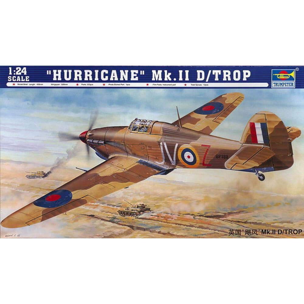 Trumpeter 02417 Modellbausatz Hawker Hurricane IID Trop
