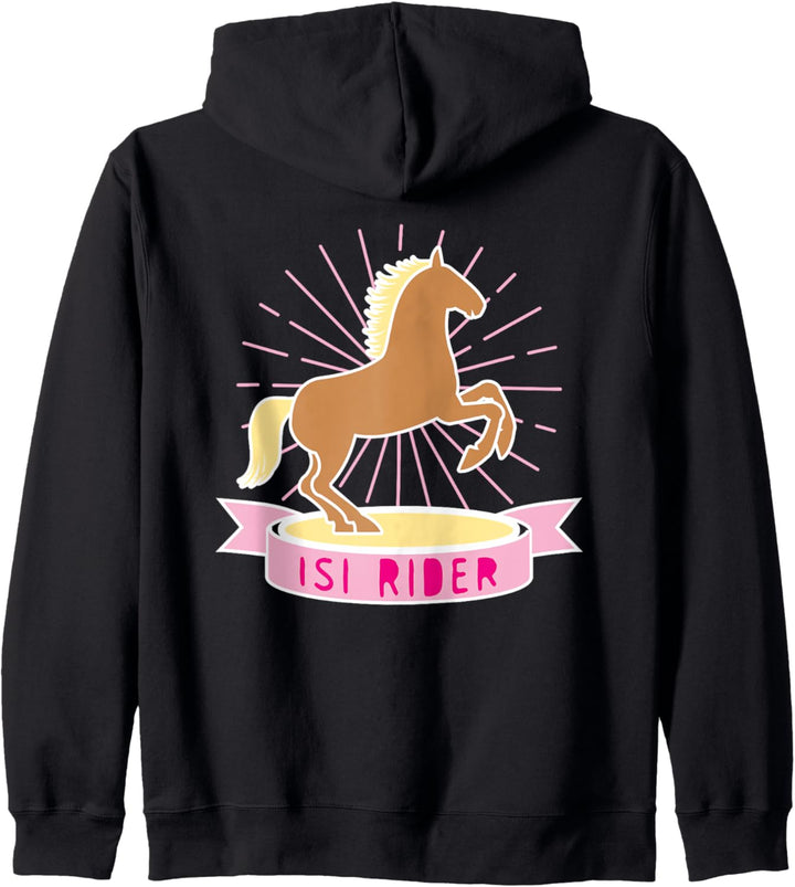 Islandpferd Isländer Island Pony Pferd Reiten Isi Rider Kapuzenjacke