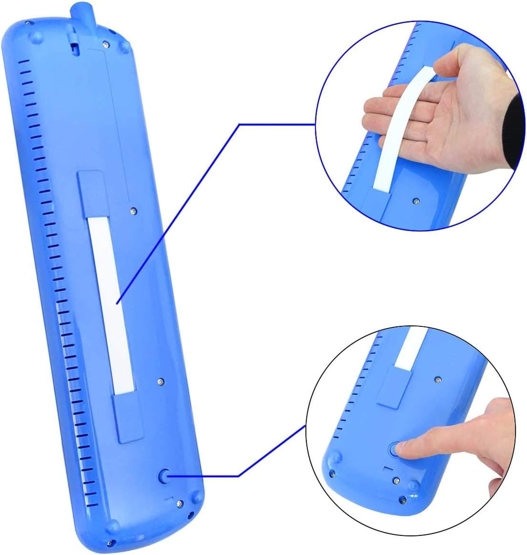keepdrum Melodica 32 Tasten Blau mit Tasche