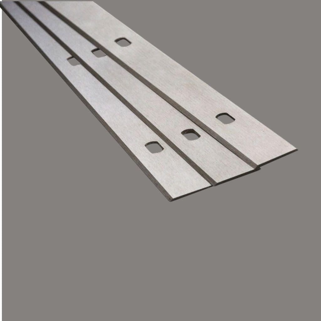 Systemhobelmesser Set 12 Stück, deutsche Qualität, 510×18,6x1mm – 5 Bohrungen 120mm Lochabstand