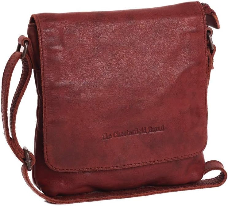 The Chesterfield Brand Leder Umhängetasche Rot Clermont