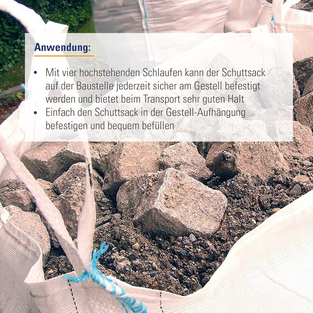 Karl Dahm Schuttsack-Gestell I Robuste Gestell-Aufhängung für Big Bags zur einfachen Entsorgung Ihre