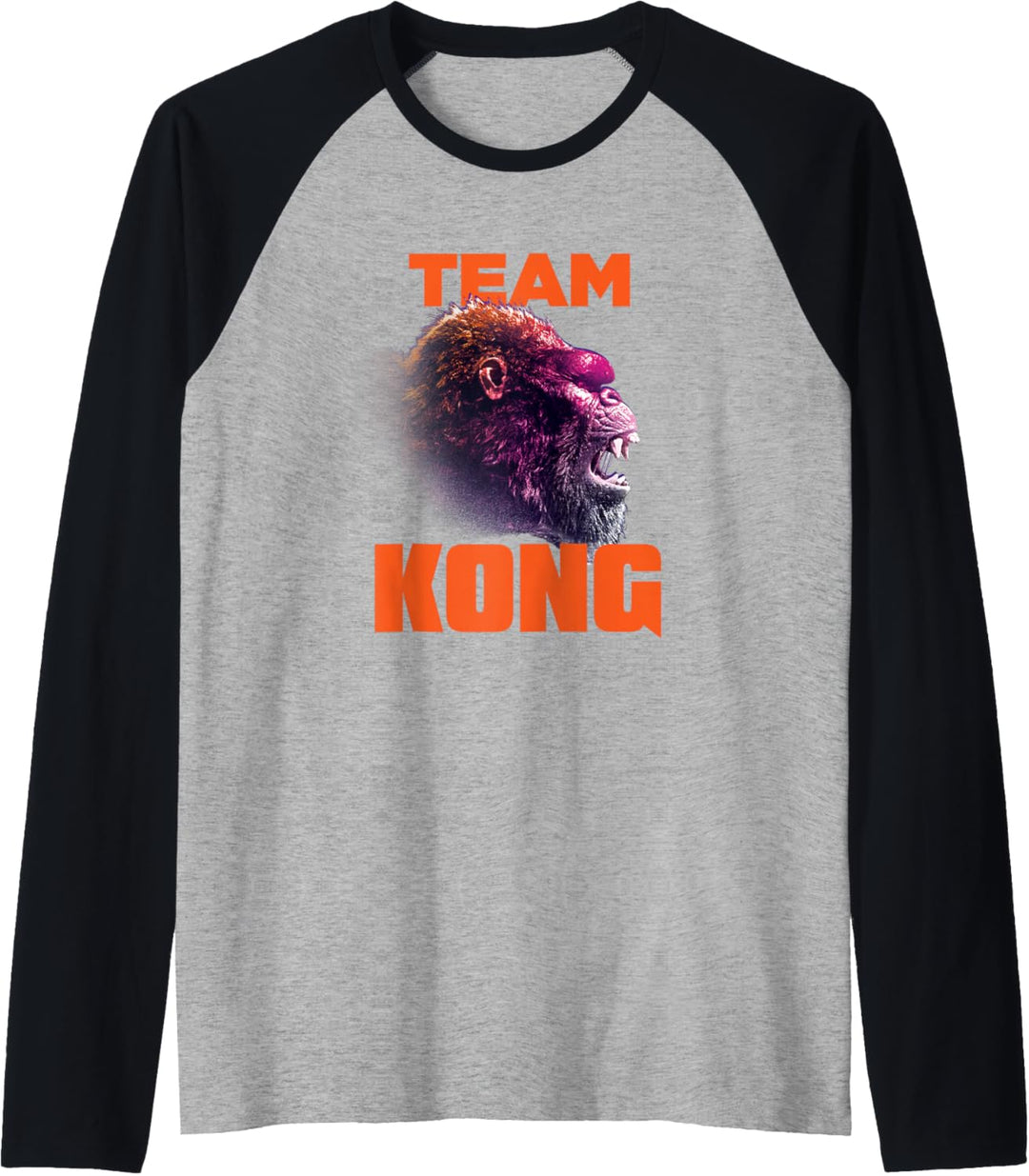 Godzilla vs Kong - Official Team Kong Neon Raglan