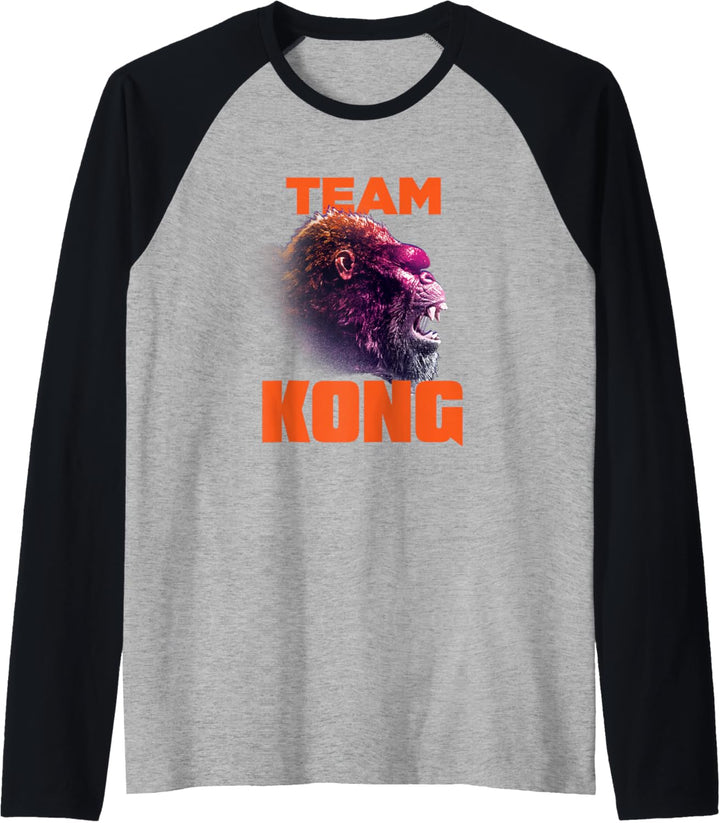 Godzilla vs Kong - Official Team Kong Neon Raglan