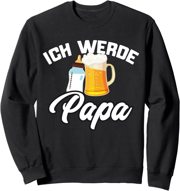 Ich werde Papa Vater wird 2024 geladen Sweatshirt