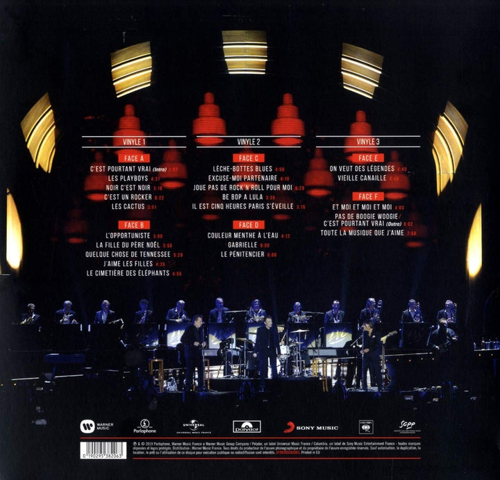 Les Vieilles Canailles:le Live, Vinyl