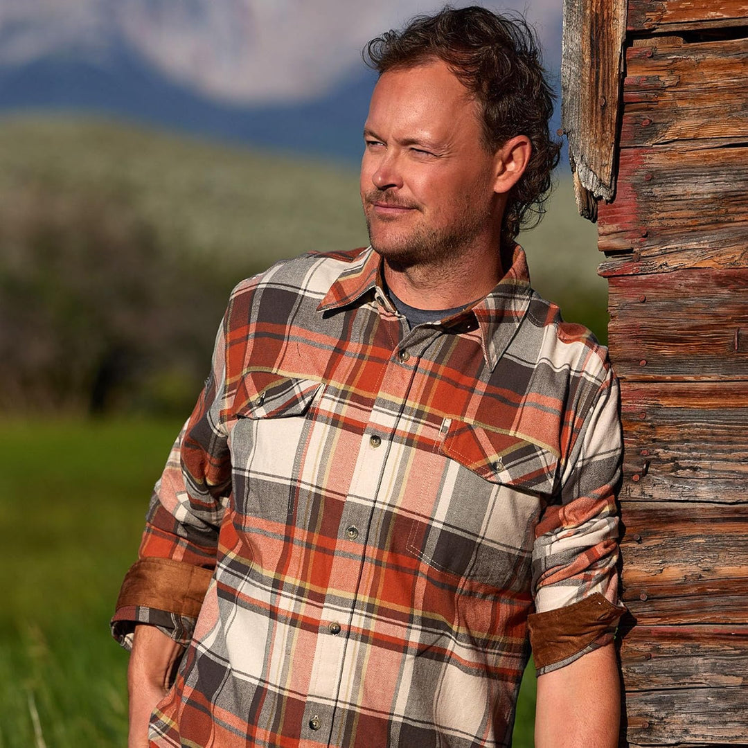 Legendary Whitetails Herren Legendary Flannel Shirt Button-Down-Shirt, Horizon Plaid