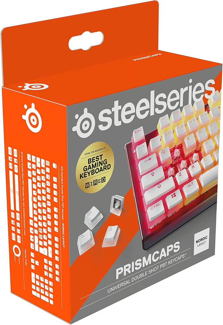 SteelSeries PrismCaps – Double-Shot-Tastenset mit „Pudding“-Optik – Kompatibilität mit allen gängige