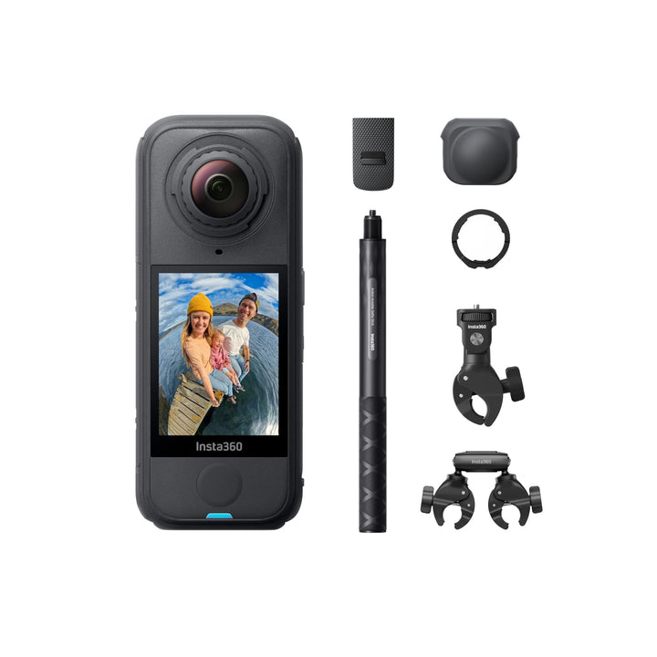 Insta360 X4 Air Motorrad-MultiView-Bundle (Ultimativ) – 165 g leichte 8K 360°-Kamera, Unsichtbarer S